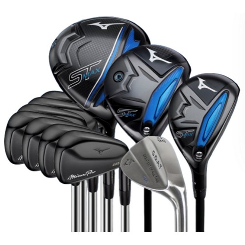미즈노 ST-MAX 230 / 프로 225 블랙 에디션 조합 풀세트 (12개 스틸 정품)_이미지