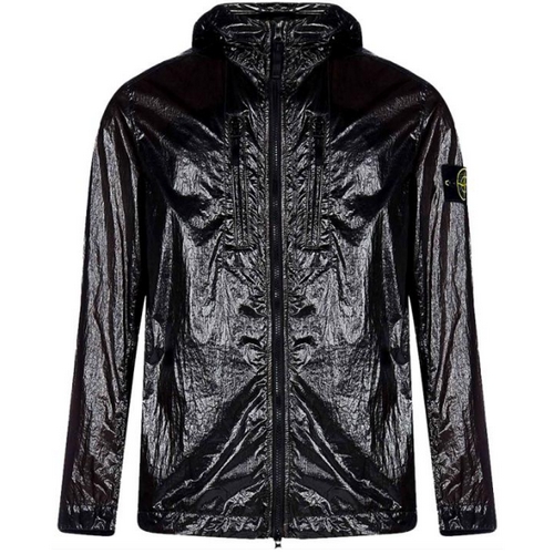 스톤아일랜드 패커블 방수 후드 나일론 자켓 741543034 (V0029, 블랙)_이미지