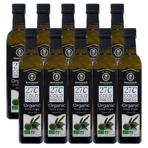 브로슈낭 냉압착 유기농 엑스트라버진 올리브오일 500ml (10개)