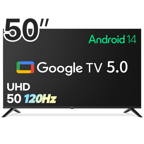 이스트라 AI 맥스 127cm (50인치) UHD 구글 5.0 스마트TV (스탠드)