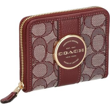 코치 지갑 여성 접이식 C8323 LNISIG JQ LON ZIP WL 383990