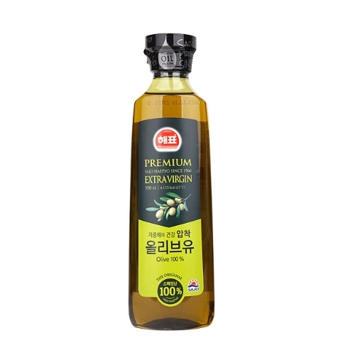 해표 압착 올리브유 500ml (2개)_이미지