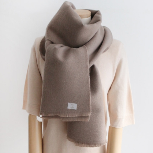 바비수 여성용 러브이쎄터라 무지 롱 머플러 연보라 51 215 cm