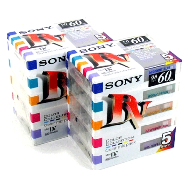 SONY SONY MiniDV 6mm 칼라 60분 2팩 DV테이프 (10입)_이미지