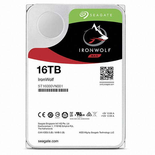 Seagate IronWolf 7200/256M/해외구매 (16TB, ST16000VN001)