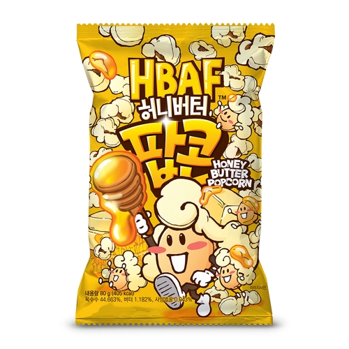 (주)바프 HBAF 허니버터 팝콘 80g [1개]