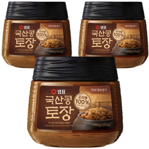 샘표 국산콩 토장 900g (3개)_이미지