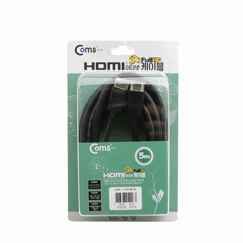 라이트컴 COMS HDMI 케이블(V1.4) 이더넷용 - 고급포장 (BC226, 5m)_이미지