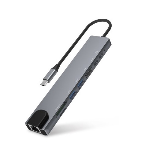 쿠팡 홈플래닛 HUB8C-Y (8포트/Type C)_이미지