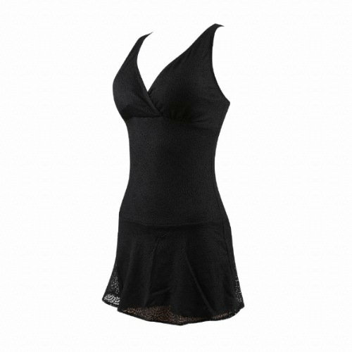 엘르수영복 EUPSE10 BLK 여성 비치 원피스 수영복_이미지