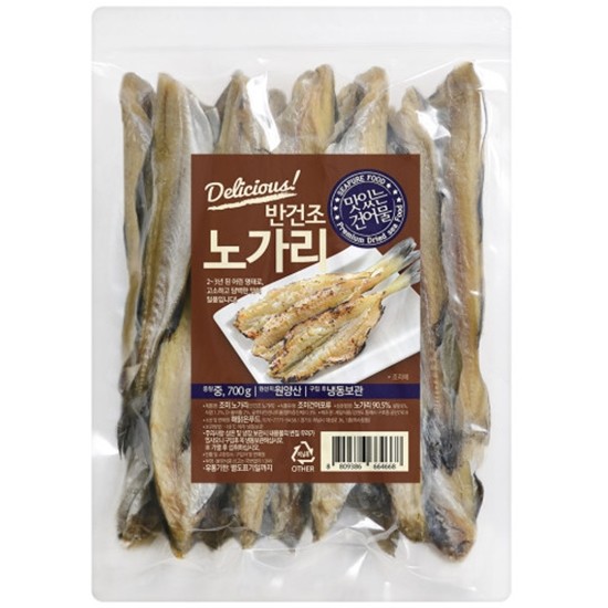 해맑은푸드 반건조 노가리 중 14~21개(마리) 700g (1개)_이미지