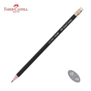 파버카스텔 블랙파버1112 지우개연필 (12개)_이미지