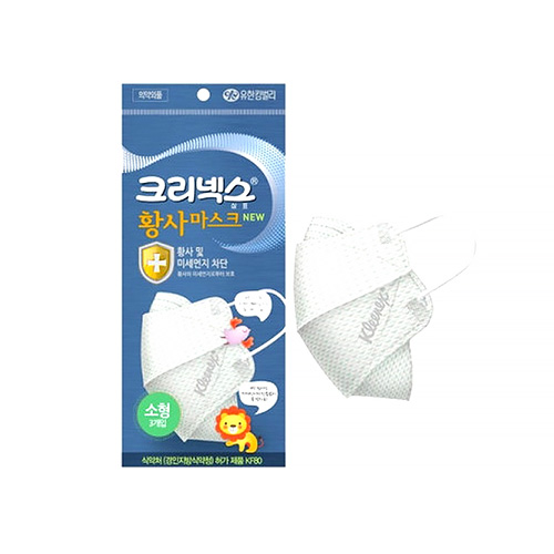  크리넥스 황사 마스크 뉴 소형 KF80 3개입 [3개]