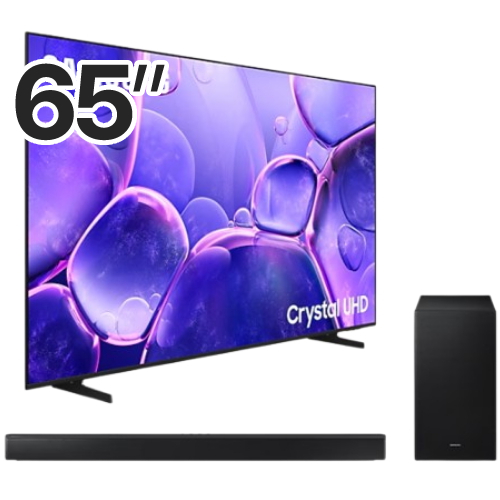삼성전자 Crystal UHD KU65UF8500FXKR (스탠드+사운드바, HW-B650D)_이미지