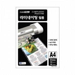 라미에이스 라미네이팅 코팅필름 A4 100mic (100매)_이미지