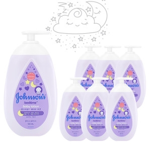 존슨즈베이비 베드타임 로션 펌프형 500ml (6개)_이미지