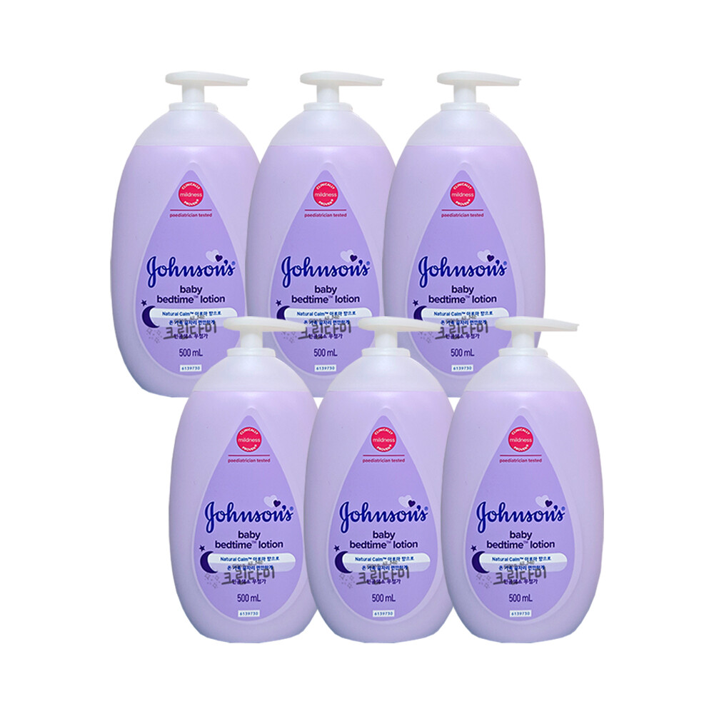 존슨즈베이비 베드타임 로션 펌프형 500ml (6개)_이미지