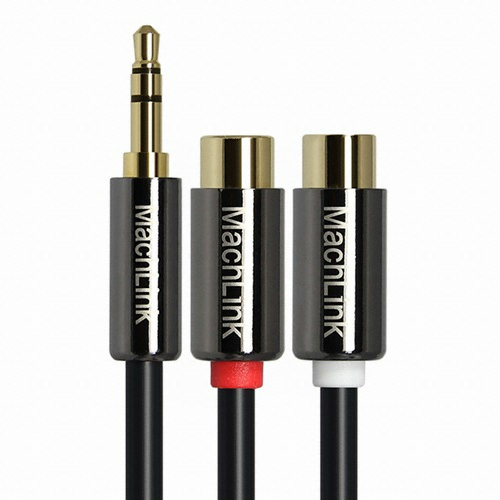 마하링크 3.5mm 스테레오-2RCA Y 케이블 (ML-SRYH015) (0.15m)_이미지