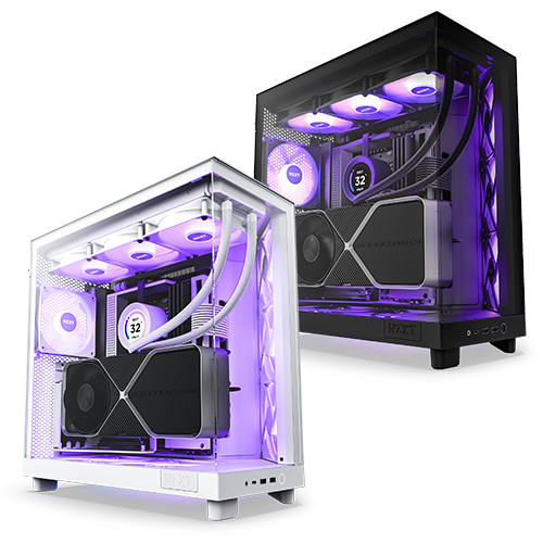 NZXT H6 Flow RGB 브라보텍 (매트 화이트)_이미지