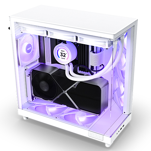 NZXT H6 Flow RGB 브라보텍 (매트 화이트)_이미지