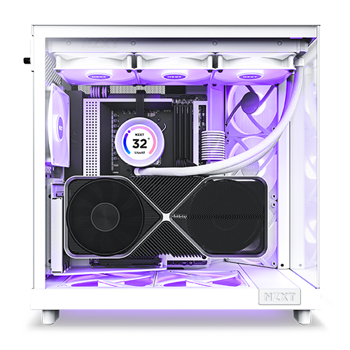 NZXT H6 Flow RGB 브라보텍 (매트 화이트)_이미지