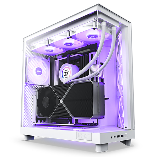 NZXT H6 Flow RGB 브라보텍 (매트 화이트)_이미지
