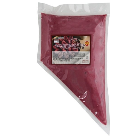 알앤알코리아 커피콩빵 반죽 자색고구마맛 1kg (1개)_이미지