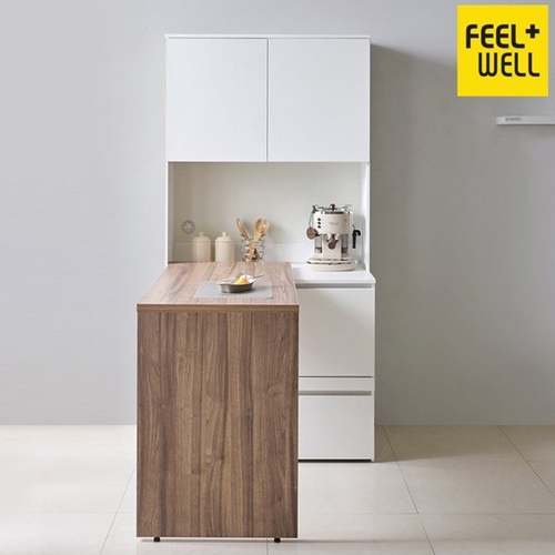 필웰 데이아 광파오븐 완전수납 렌지대 수납장세트+식탁