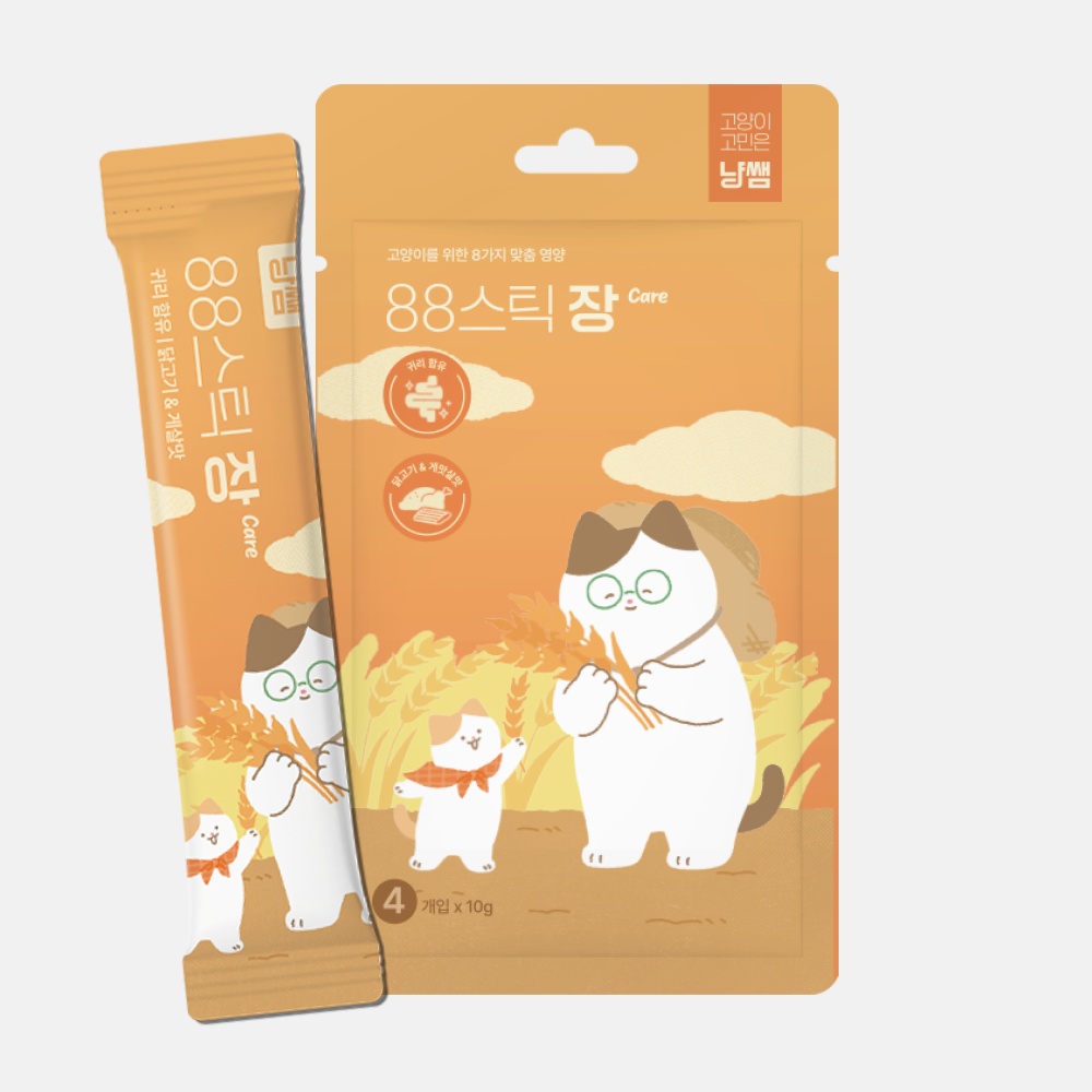 미소 냥쌤 88스틱 장케어 40g (10g x 4p) (5개)_이미지