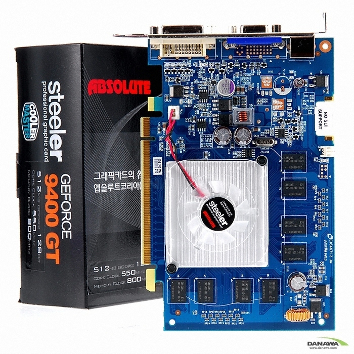 ���� ������ 9400GT Steeler STD DDR2 512MB �𷯸����� + SteelSeries �е�
