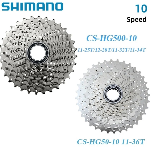 시마노  데오레 하이퍼글라이드 CS-HG500 로드 카세트 MTB 카세트 스프로킷 프리휠 10 단 속도 12-28T 1