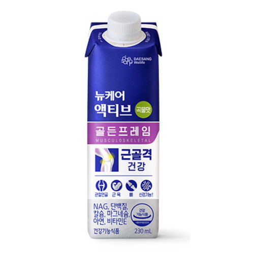 뉴케어 액티브 골든프레임 곡물맛 230ml이미지입니다. 누르면 해당 게시물로 새창이동합니다.