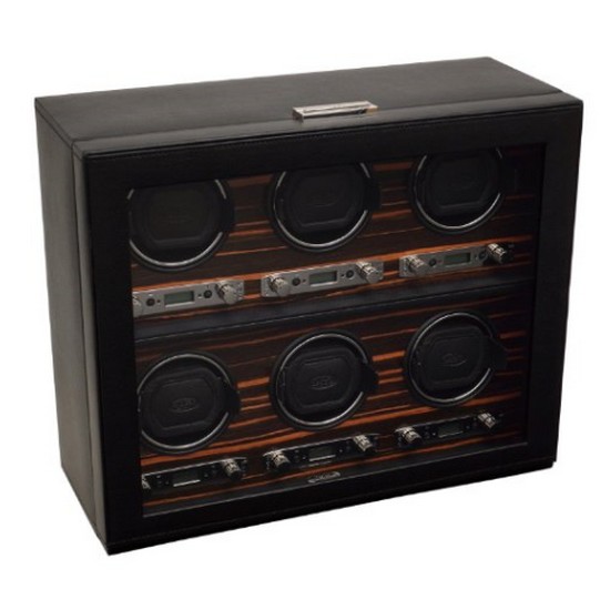 울프 WOLF 울프 459256 Roadster 6pc Winder 워치와인더