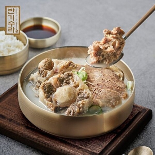 반기수라 소꼬리가 들어있는 진한 사골곰탕 500g (5개)_이미지