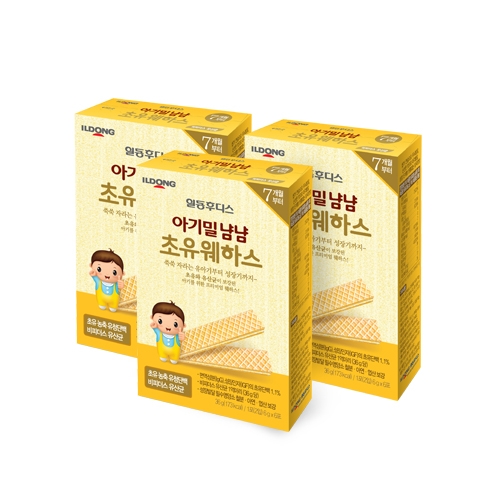 일동후디스 초유 웨하스 우유 36g (3개)_이미지