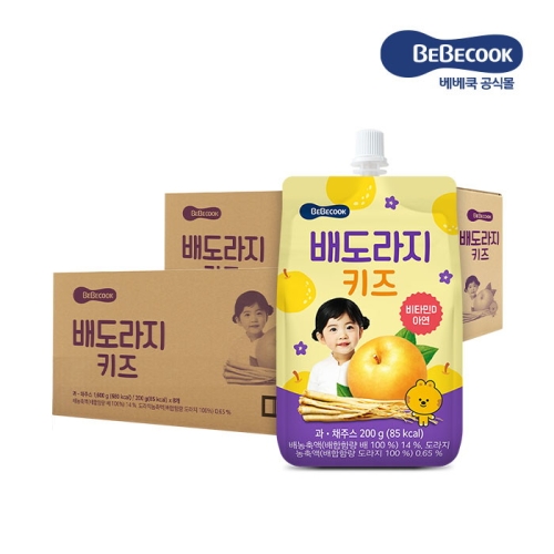 베베쿡 배도라지 키즈 200ml (20개)