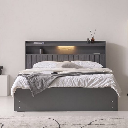 트리플 벨로스 수납형 LED침대 SS (본넬스프링)_이미지