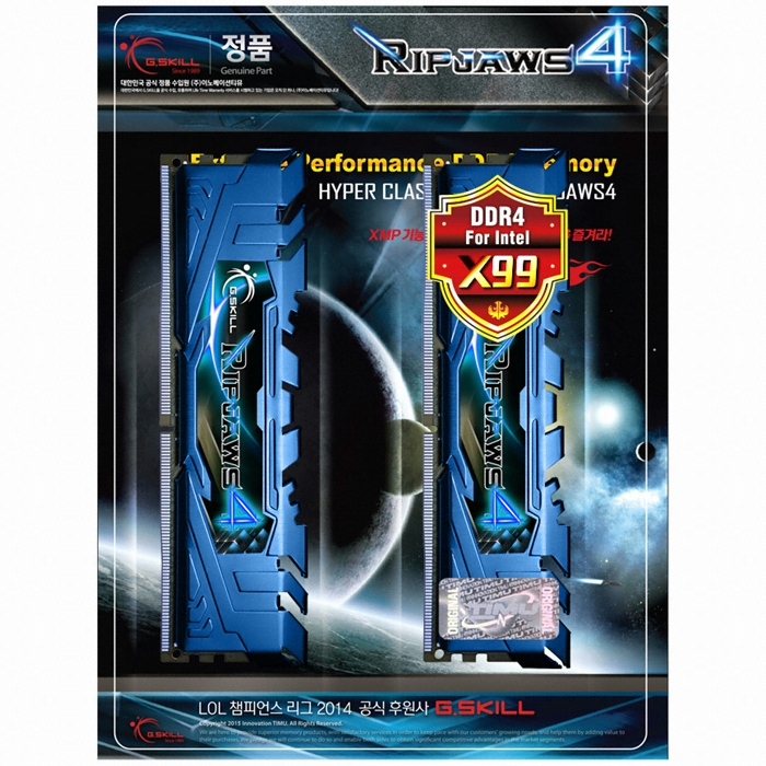 G.SKILL DDR4-2400 CL15 RIPJAWS4 RB ��Ű��