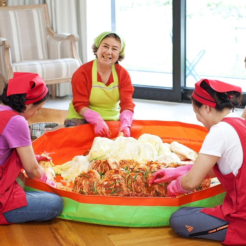 벨라홈 무봉제 김장매트, 놀이매트 140cm CN9074