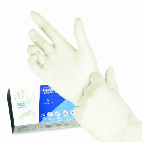 에프에이치아이코리아 글러브센스 라텍스 장갑 100매 (M) (1개(100매))