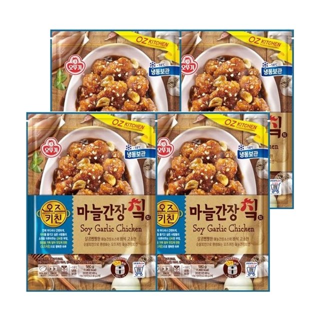 오뚜기 오즈키친 마늘간장치킨 580g이미지입니다. 누르면 해당 게시물로 새창이동합니다.