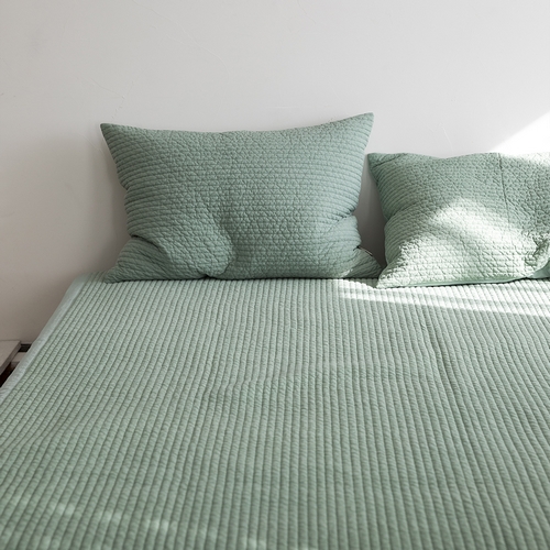 엘레나하임 위크엔드 100수 줄누빔 패드 겸 스프레드 (슈퍼싱글 SS)