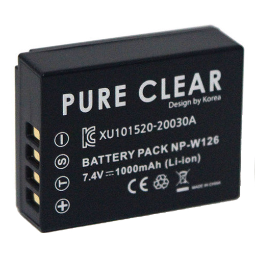 퓨어클리어 후지필름 NP-W126,W126S 호환 배터리