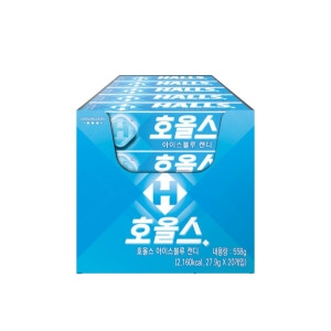 호올스 아이스블루 x 목캔디 졸음방지 금연사탕 잠깨는 사탕 27.9g (20개)