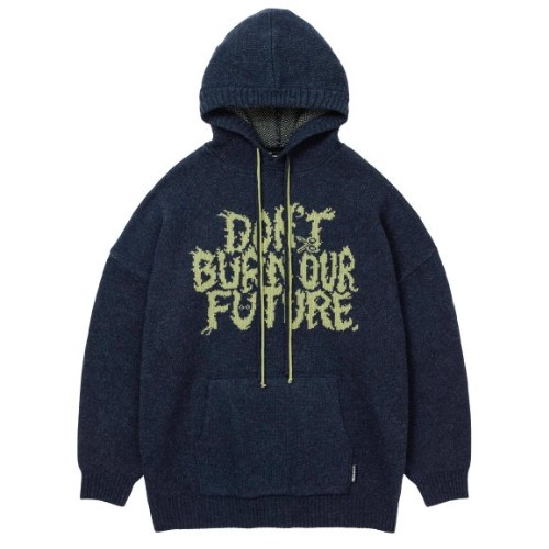 아조바이아조 DBOF Wool Knit Hoodie (네이비)_이미지