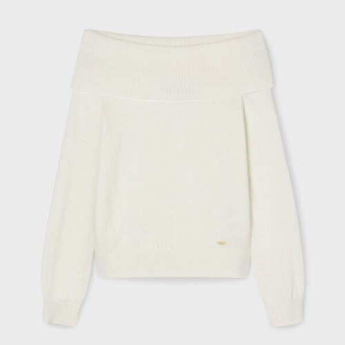 �̷��� �ľ��� ���� Folded Off-Shoulder Pullover / WHKAG119