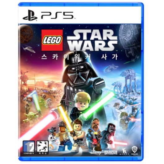  레고 스타워즈: 스카이워커 사가 한글판 PS5, 패키지디스크