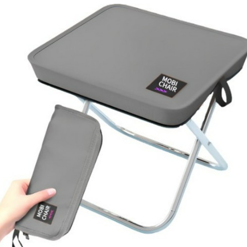 모비체어 엉덩이 편한 휴대용 의자 (그레이)_이미지