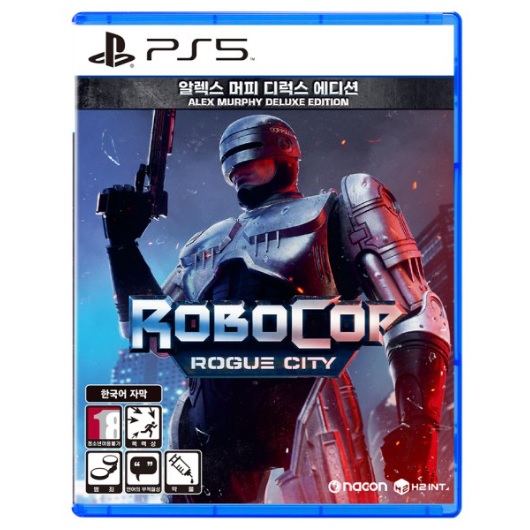  로보캅: 로그 시티 한글판 PS5, 패키지디스크
