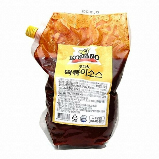 코다노 떡볶이소스 2kg (5개)_이미지